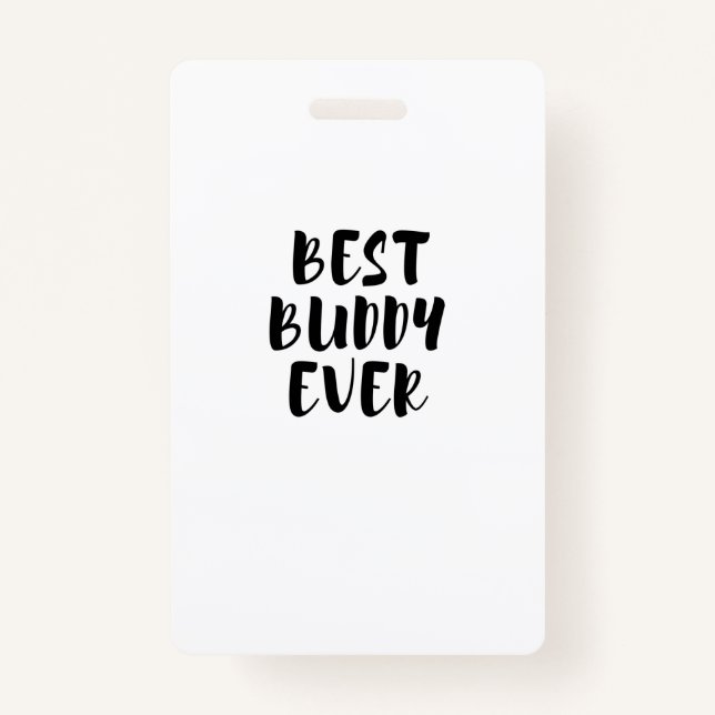 best Buddy ID Badge (Front)