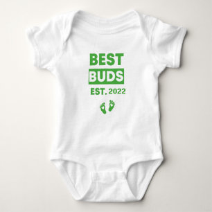 Best Buds Est. Custom Baby  Buds Est. 20xx Baby  Baby Bodysuit