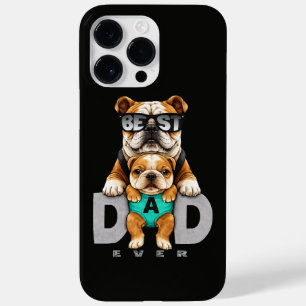 Best Bulldog Dad Ever – Cute Bulldog Father’s Day Case-Mate iPhone 14 Pro Max Case