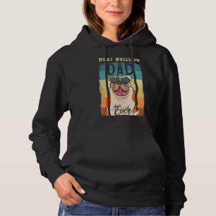 Best Bulldog Dad Ever Father's Day Dog Hoodie
