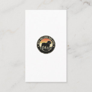 Best Bulldog Dad Ever Vintage Dog Lover Shirt (2)_ Business Card