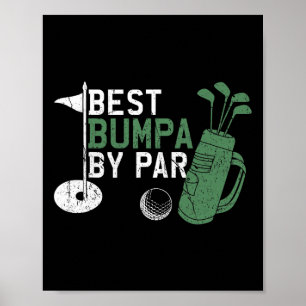 Best Bumpa By Par Golf Lover Fathers Day Poster