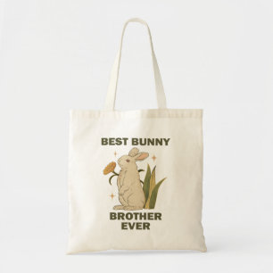 Best Bunny Brother Ever Bunnies Lovers Cool Rabbit Tote Bag