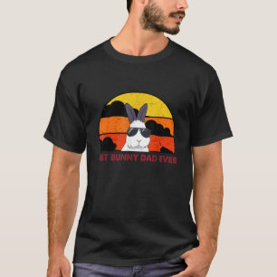 Best Bunny Dad Ever Rabbit Daddy Bunny Father Mens T-Shirt