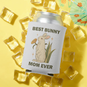 Best Bunny Mum Ever Kawaii Rabbit Birthday Party Can Cooler