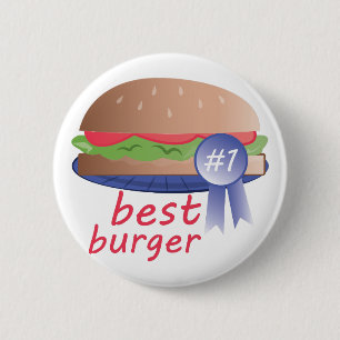 Best Burger 6 Cm Round Badge