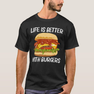 Best Burger Design For Men Women Hamburger Sandwic T-Shirt