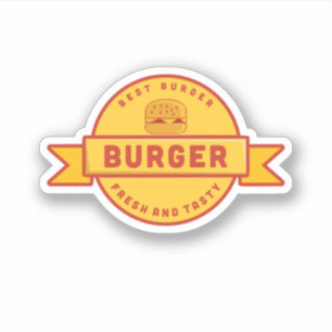 Best Burger, vintage fast food logo