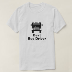 Best Bus Driver Bus Silhouette T-Shirt