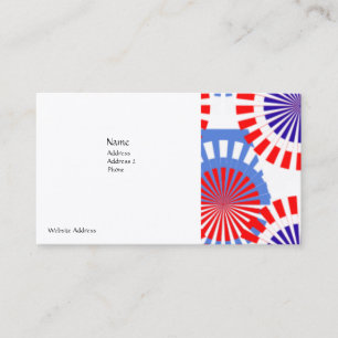 BEST BUSINESS CARDS - TEAR PROOF - PATRIOTIC COLOR
