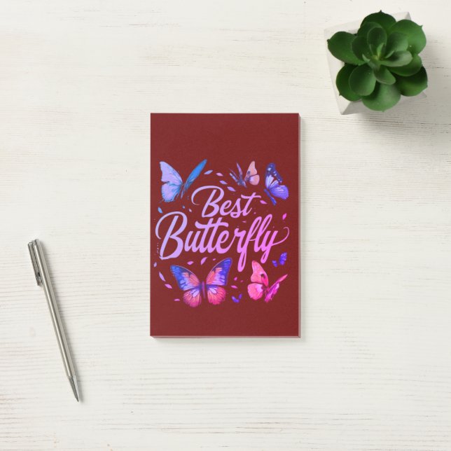 Best Butterfly Notepad. Post-it Notes (Office)