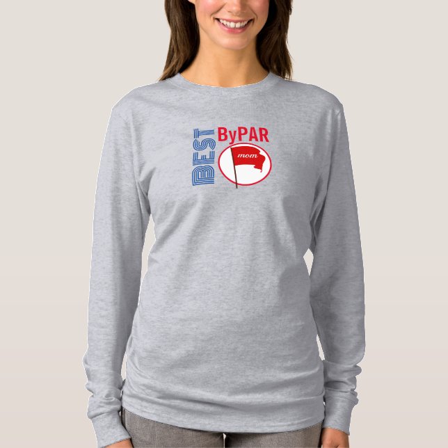 "Best By Par" - Golf Mum Long-Sleeved T-Shirt (Front)