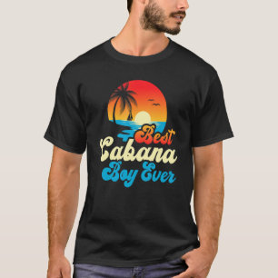 Best Cabana Boy Ever Sunset Palm Trees 5 T-Shirt