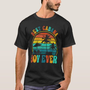 Best Cabana Boy Ever Sunset Palm Trees T-Shirt