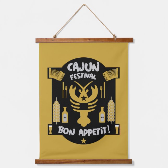 Best Cajun Cooks  Hanging Tapestry (Front)