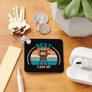 Best Cam Op - Retro Style Keychain