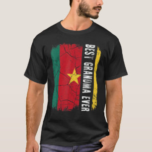 Best Cameroonian Grandma Ever Cameroon Flag Mother T-Shirt