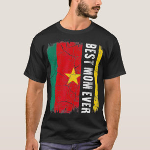 Best Cameroonian Mum Ever Cameroon Flag Mother's D T-Shirt