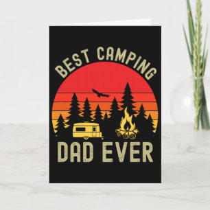 Best Camping Dad Ever Camping Father's Day Card