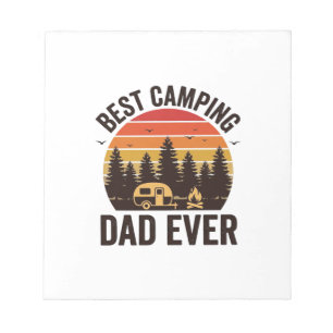 Best Camping Dad Ever Vintage Camping Design_1 Notepad