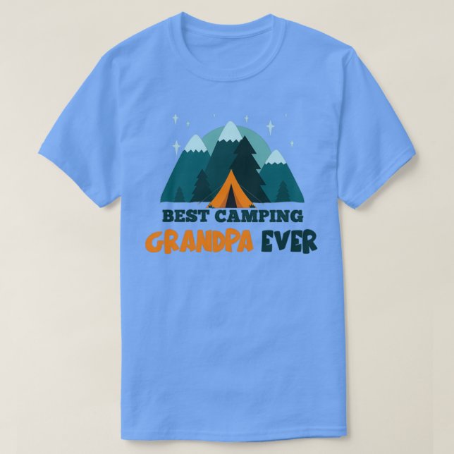 Best Camping Grandpa Ever Triblend T-Shirt (Design Front)