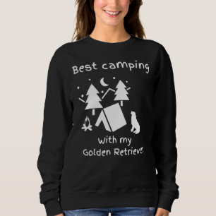 Best Camping With My Golden Retriever Goldie Owner Sweatshirt