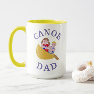 Best "CANOE DAD" Ever! Father's Day Mug
