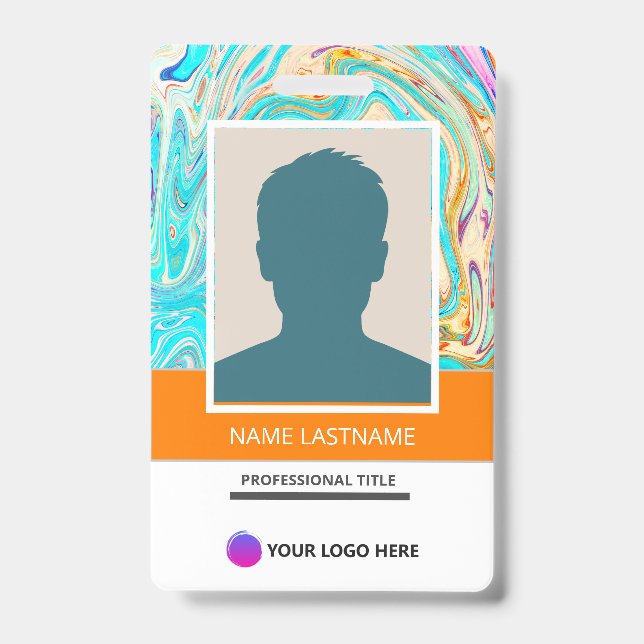 Best Card Presentation ID Card for work Badge (Front)