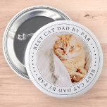 Best Cat Dad By Par Classic Simple Photo<br><div class="desc">This simple and classic design is composed of serif typography and add a custom photo. "Best Cat Dad By Par" encircles the frame.</div>