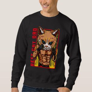Best Cat Dad Ever Boxing Boxer Love Animal Father' Sweatshirt