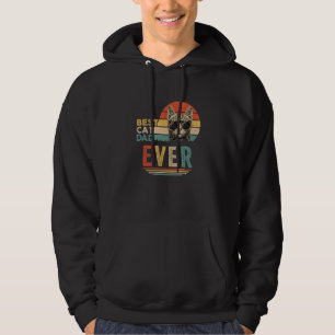 Best Cat Dad Ever Bump Fit Cat Daddy Father Day Hoodie