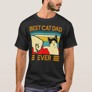 Best Cat Dad Ever   Cat Daddy Father Day T-Shirt
