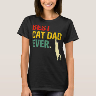 Best Cat Dad Ever Cat Daddy Father Day T-Shirt