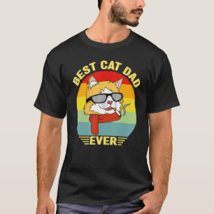 Best Cat Dad Ever Cat Daddy Father's Day T-Shirt