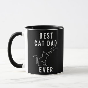 Best Cat Dad Ever Cat Daddy Paw Fist Bump Meow Mug