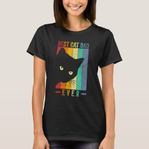 Best Cat Dad Ever Cat Daddy Paw Fist Bump Meow Vi T-Shirt