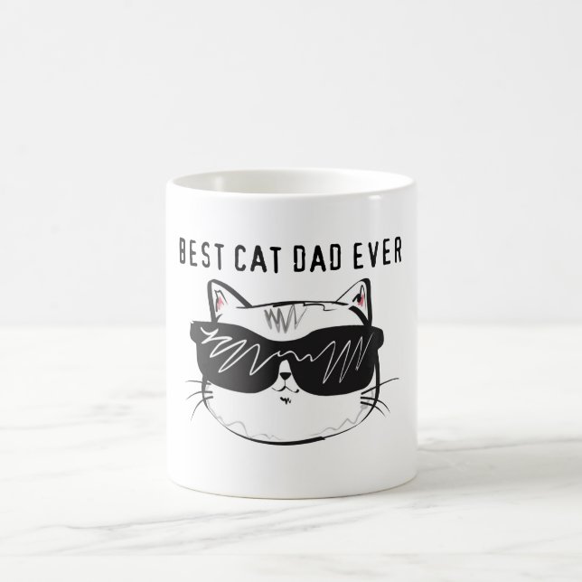 Best Cat Dad Ever Cup (Center)