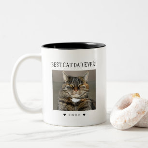 Best Cat Dad Ever Custom Cat photo cat dad mug