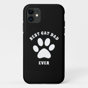 Best Cat Dad Ever Custom Text Personalised Case-Mate iPhone Case