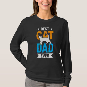 Best Cat Dad Ever Daddy Father Sayings Father's Da T-Shirt