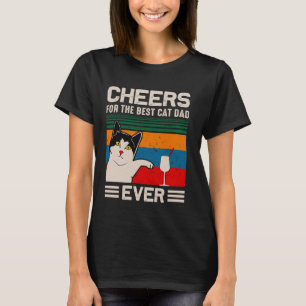 Best Cat Dad ever Father Day Quote, Saying T-Shirt