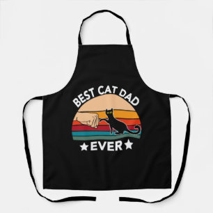 Best Cat Dad Ever Fist Bump Apron