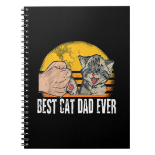 Best Cat Dad Ever   Funny Cat Daddy Father Gift Notebook