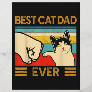 Best Cat Dad Ever Funny Cat Daddy Flyer