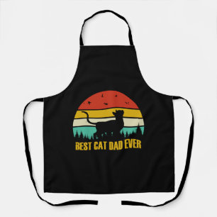 Best Cat Dad ever Geschenk Apron