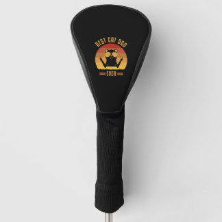 Best Cat Dad Ever Golf Head Cover