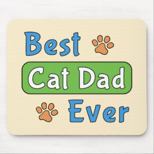 Best Cat Dad Ever Mouse Pad