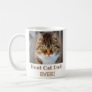 Best Cat Dad Ever Photo Coffee Mug