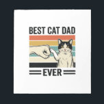 Best Cat Dad Ever Retro Cat Fist Bump Shirt_1 Notepad<br><div class="desc">Best Cat Dad Ever Retro Cat Fist Bump Shirt_1</div>