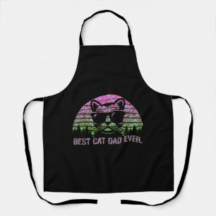 Best Cat Dad Ever Shirt Apron